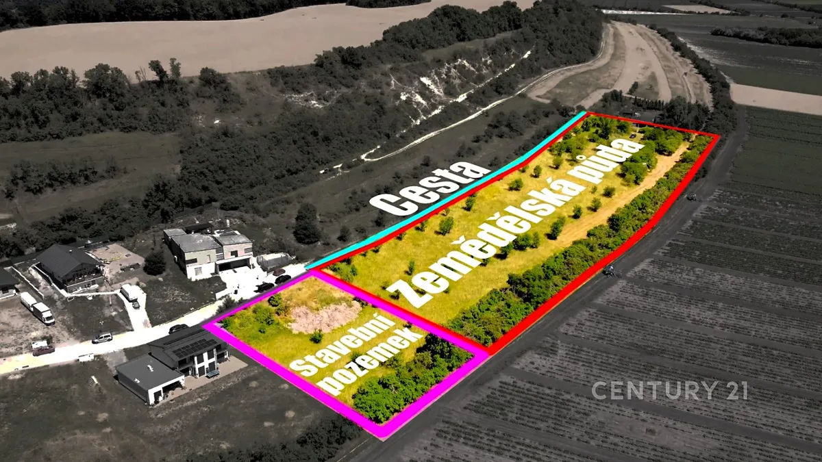 Prodej stavebního pozemku 1659 m²